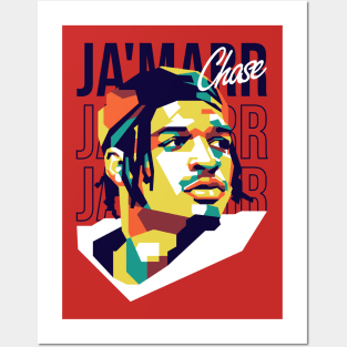 Ja'marr Chase on WPAP Art 1 Posters and Art